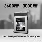 Lexar 1TB Professional CFexpress Type B Silver 4.0 Memory Card Lexar