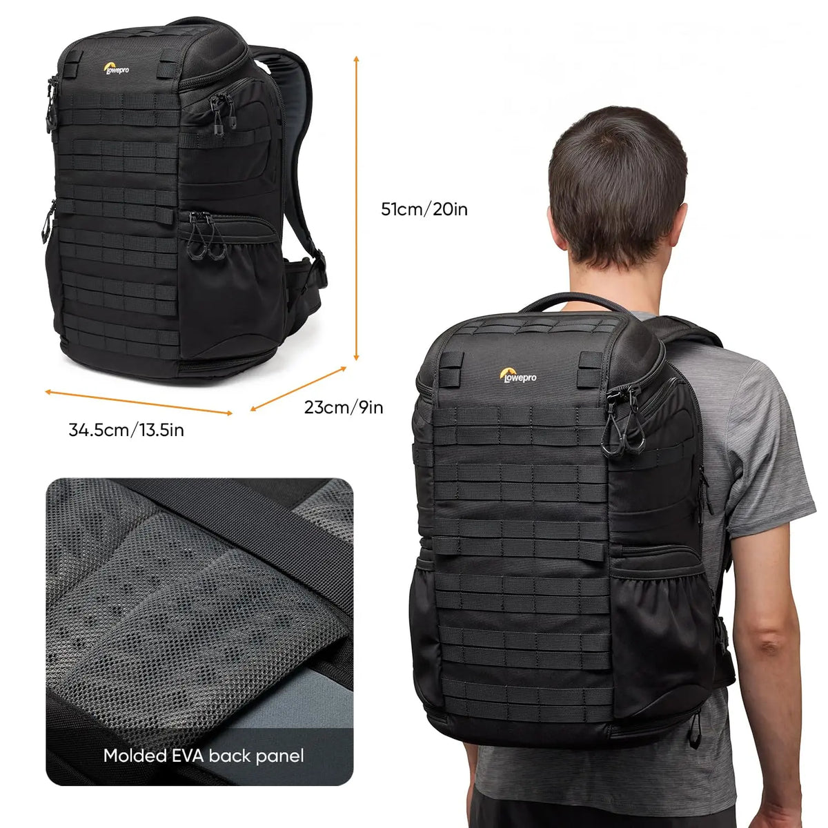 Lowepro ProTactic BP 450 AW III Professional Camera Backpack 28L Leofoto