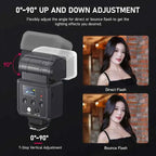 Ulanzi VIJIM F32 Camera Flash Speedlite GN32 5600K, Hot Shoe Mount