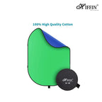 HIFFIN Two in One Green Blue 150 cm by 200 cm HIFFIN