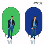 HIFFIN Two in One Green Blue 150 cm by 200 cm HIFFIN