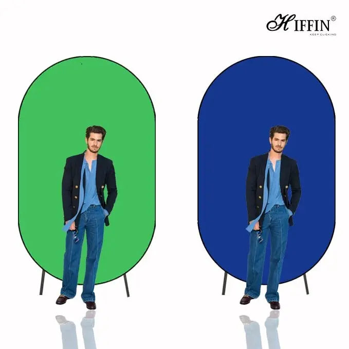 HIFFIN Two in One Green Blue 150 cm by 200 cm HIFFIN