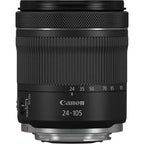 Canon RF 24-105mm STM Zoom Lens for Mirrorless Cameras, Versatile Focal Range, Lightweight Design, Black Canon