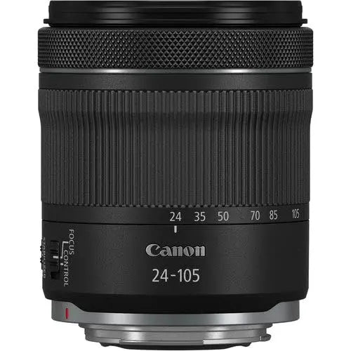 Canon RF 24-105mm STM Zoom Lens for Mirrorless Cameras, Versatile Focal Range, Lightweight Design, Black Canon