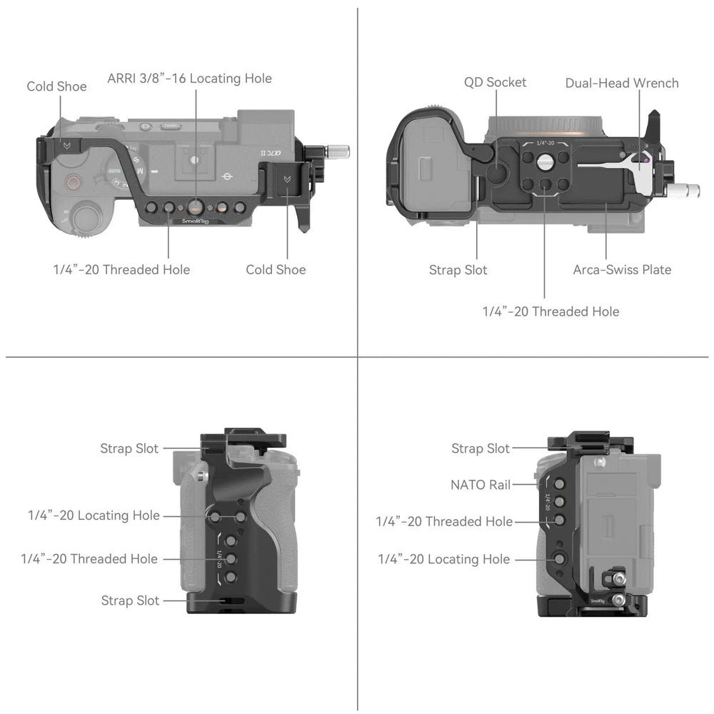 SmallRig 4422 camera cage kit for Sony A7C II and A7CR - view 4