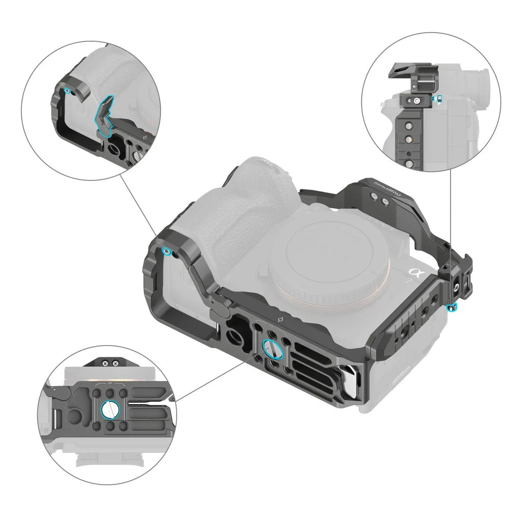 SmallRig 4481 HawkLock quick release cage for Sony A7 IV and A7R - view 4