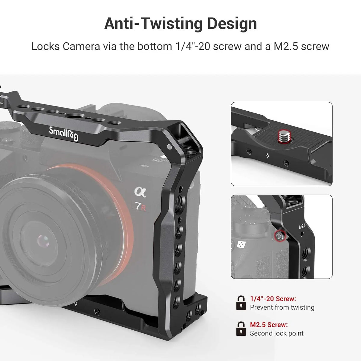 SmallRig Light Weight Camera Cage for Sony A7 III A7R III A9 2918 SMALLRIG