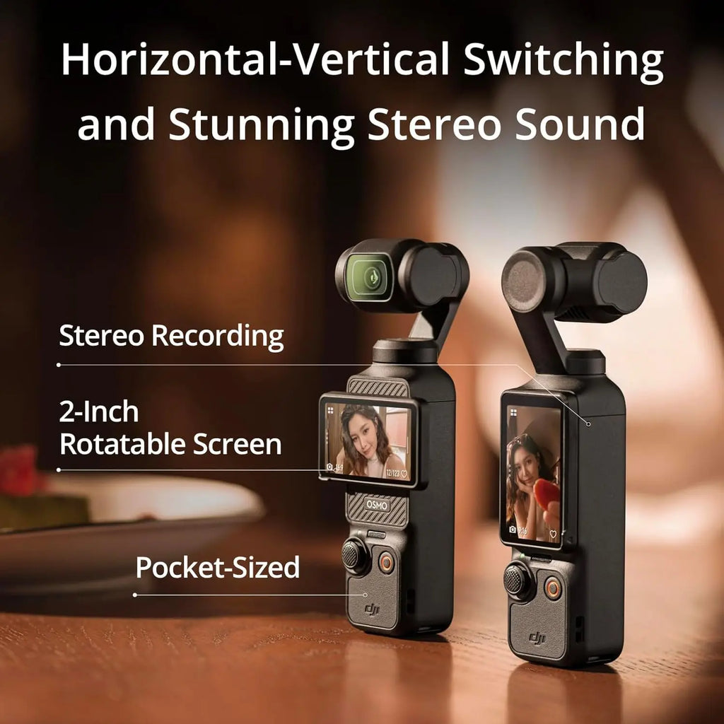 DJI Pocket 3 Creator Combo Vlogging Camera with 1-Inch CMOS Sensor DJI