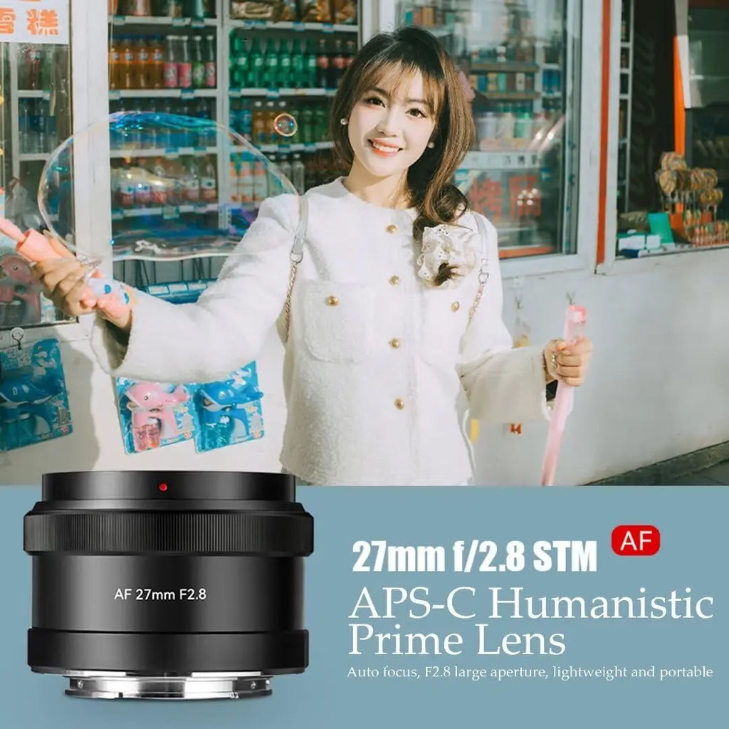 7Artisans AF 27mm F2.8 Prime Lens for Sony E Mount | Full-Frame Autofocus Lens with STM Motor 7ARTISANS