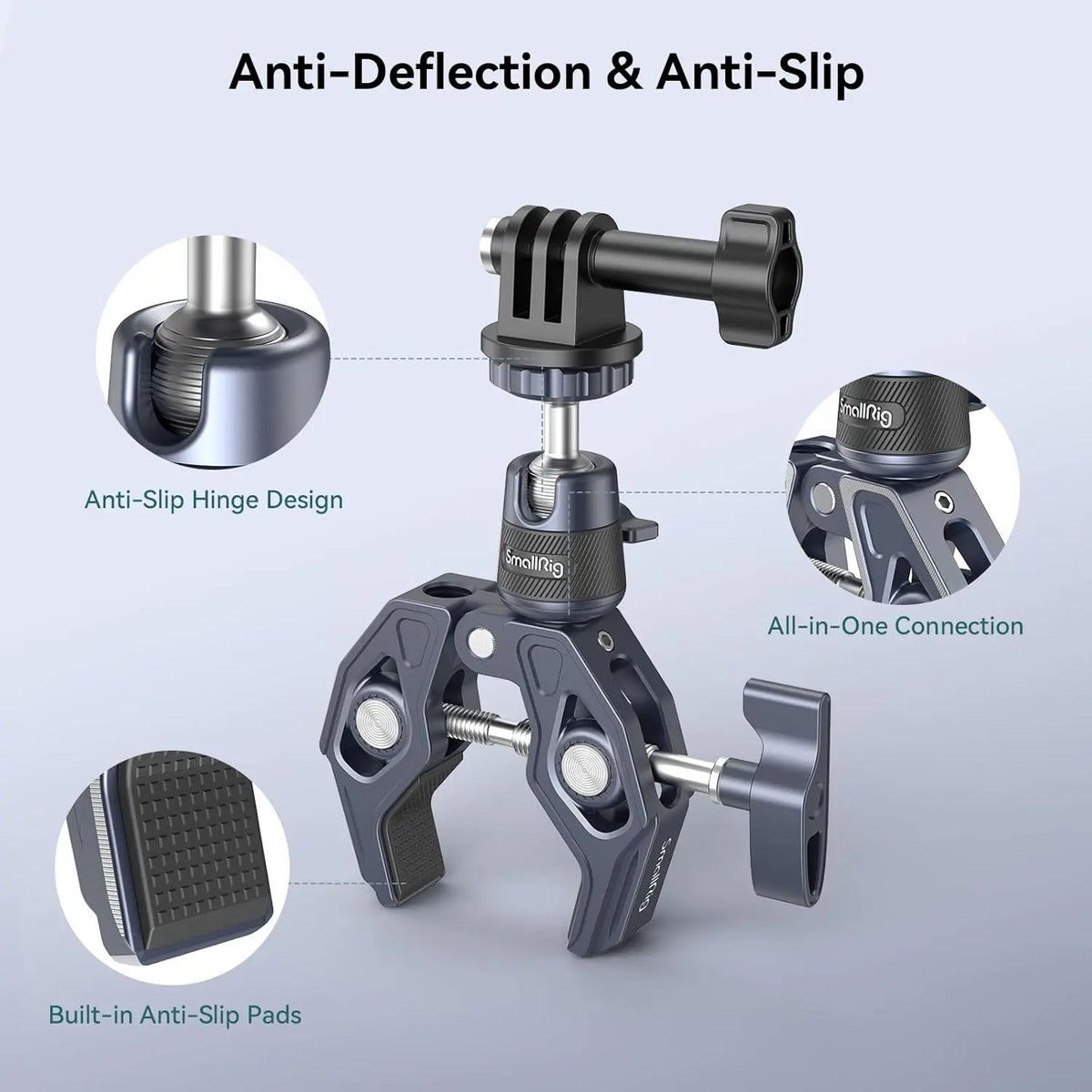 SmallRig Super Clamp with Ballhead Camera Mount SR-4102B SMALLRIG