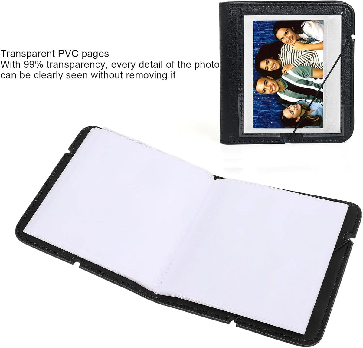 Tektonic Instant Camera Photo Album 28 Sheets Mini Black TEKTONIC