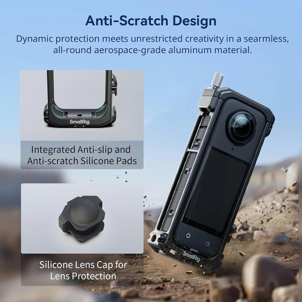 SmallRig Cage for Insta360 X4 Aluminum Protective Case 4278 SMALLRIG