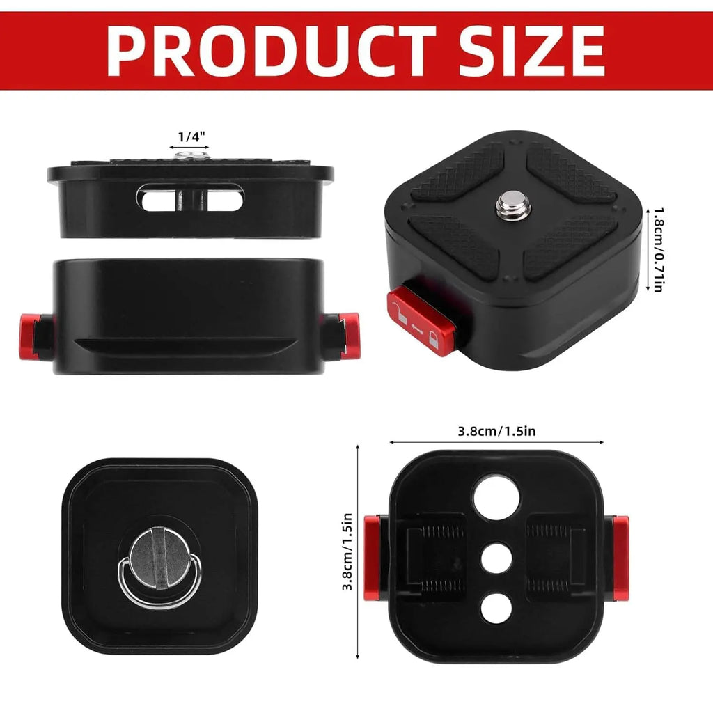 Claw Quick Release QR Plate Kit for DSLR and Mirrorless Cameras Rapid Connect Adapter TEKTONIC