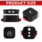 Claw Quick Release QR Plate Kit for DSLR and Mirrorless Cameras Rapid Connect Adapter TEKTONIC
