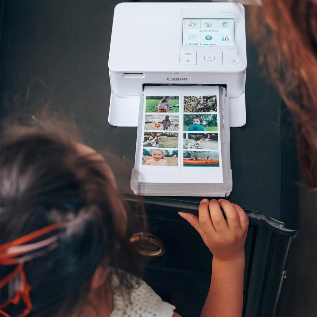 Canon SELPHY CP1500 Compact Photo Wireless Printer White | Wireless Dye-Sub Photo Printer with Wi-Fi & Mobile Printing Canon