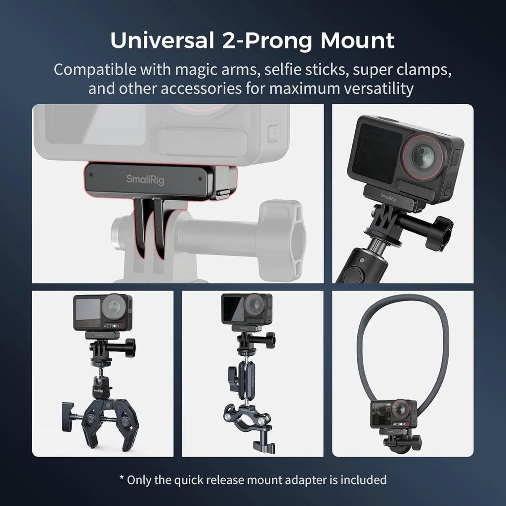 SmallRig Quick Release Mount (2pcs) for DJI Osmo Action Series 5813 SMALLRIG