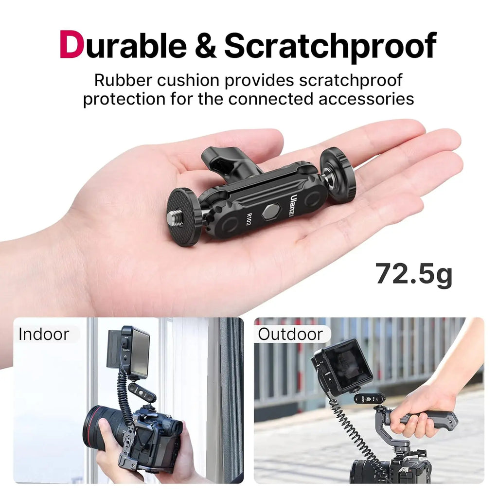 Ulanzi R102 Double Ball Head Magic Arm with 1/4-20 Screws Ulanzi