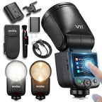 Godox V1 MID Flash 55Ws Round Head Touchscreen Speedlite Godox