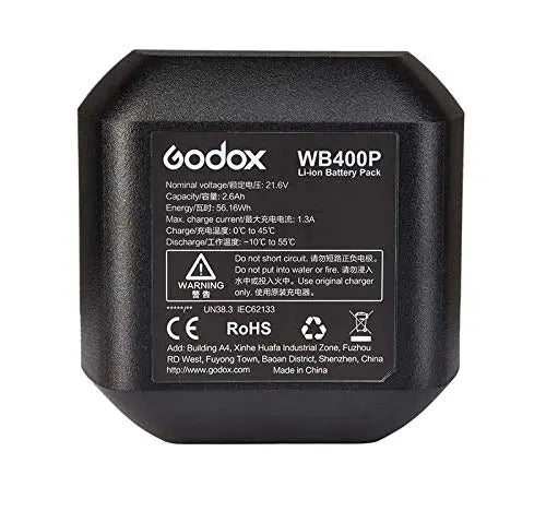 Godox WB400P Li Ion Battery for AD400Pro Flash Godox