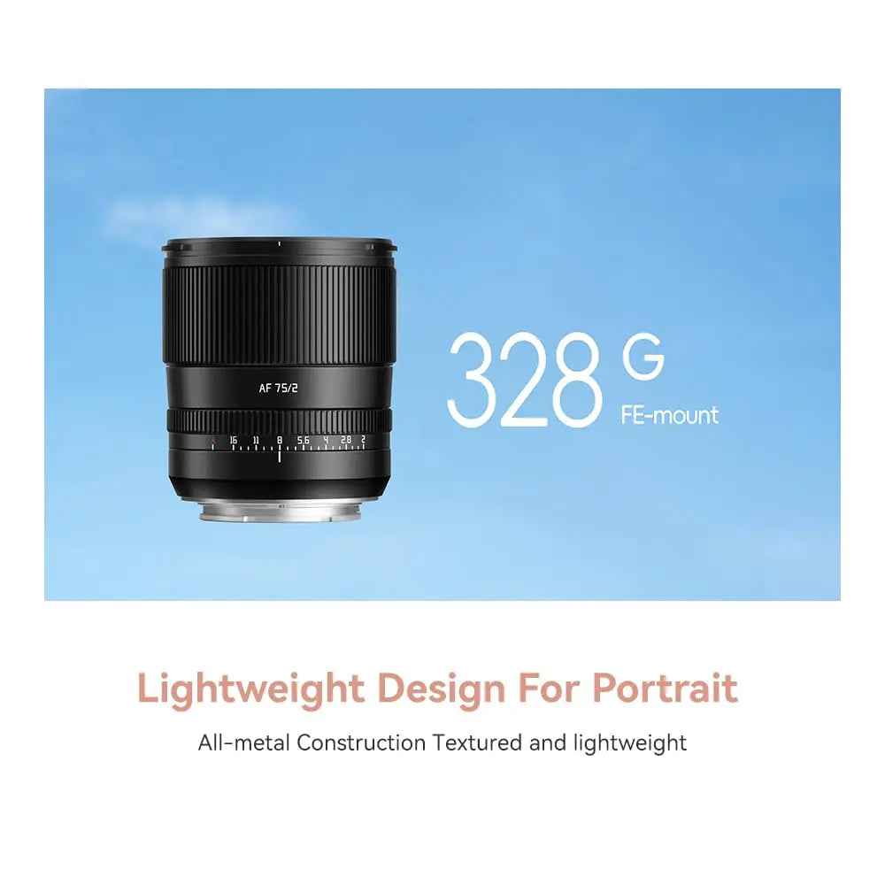 TTArtisan AF 75MM F2 Z Mount Auto Focus Camera Lens TTArtisans