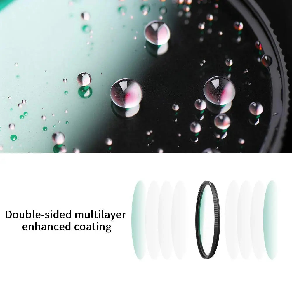 K and F 77mm Magnetic Black Mist Filter 1 by 4 Nano X K&F