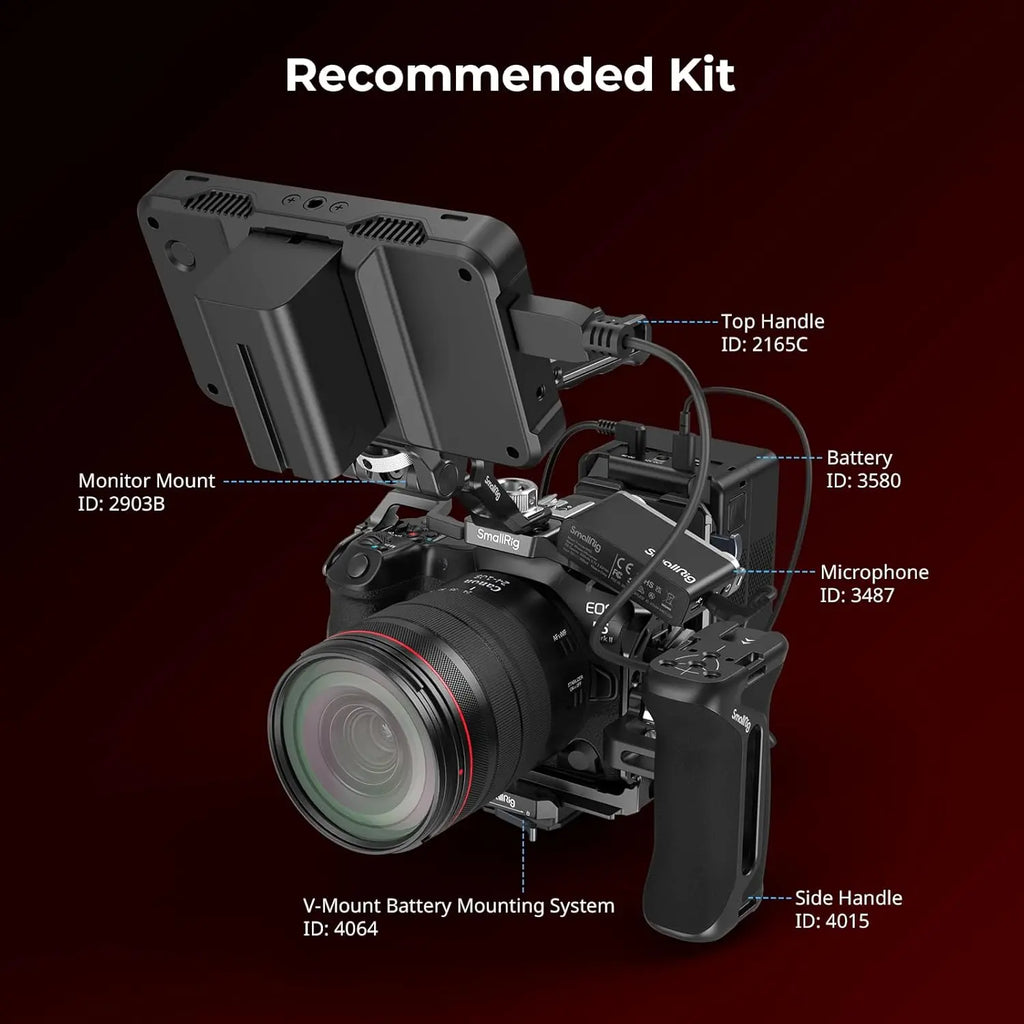 SmallRig Cage for Canon EOS R5 Mark II  Camera Rig Cage 4978 SMALLRIG