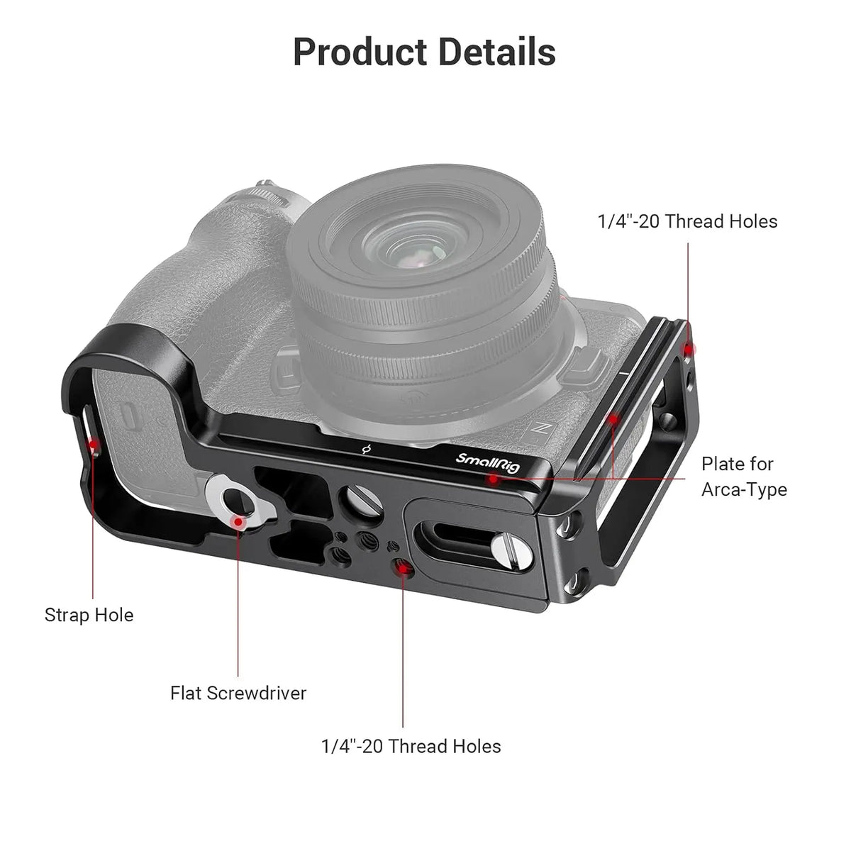 SmallRig L Bracket for Nikon Z5 Z6 Z7 Z6II Z7II Camera 2947 SMALLRIG