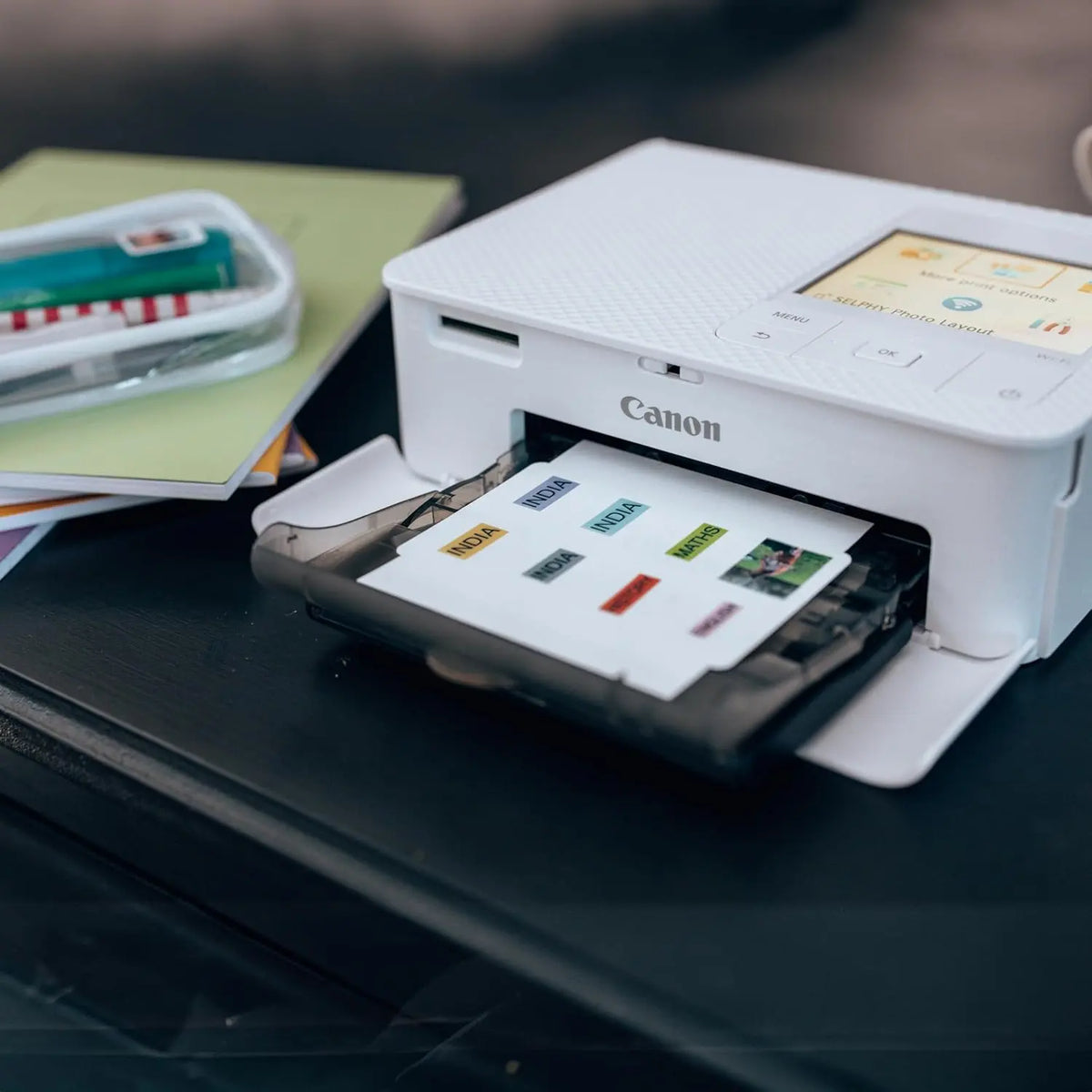 Canon SELPHY CP1500 Compact Photo Wireless Printer White | Wireless Dye-Sub Photo Printer with Wi-Fi & Mobile Printing Canon