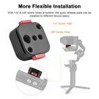 Claw Quick Release QR Plate Kit for DSLR and Mirrorless Cameras Rapid Connect Adapter TEKTONIC