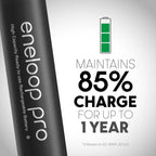 Panasonic Eneloop Pro AA Rechargeable Batteries BK-3HCCE/4BN 2550mAh Panasonic