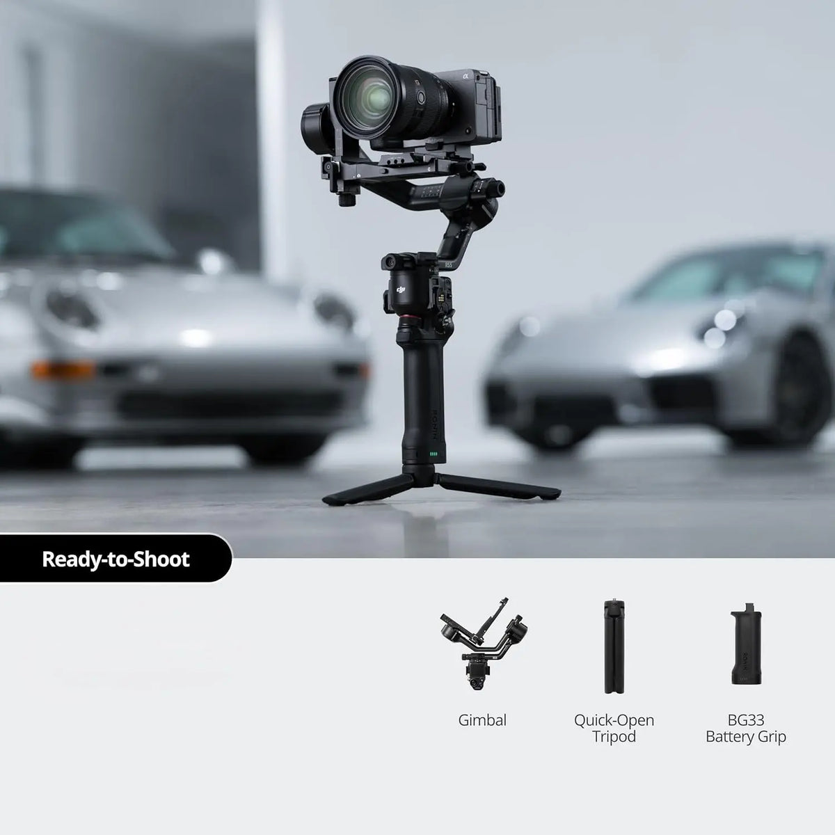 DJI RS 5 Gimbal Stabilizer Canon / Sony / Panasonic / Nikon / Fujifilm Cameras DJI