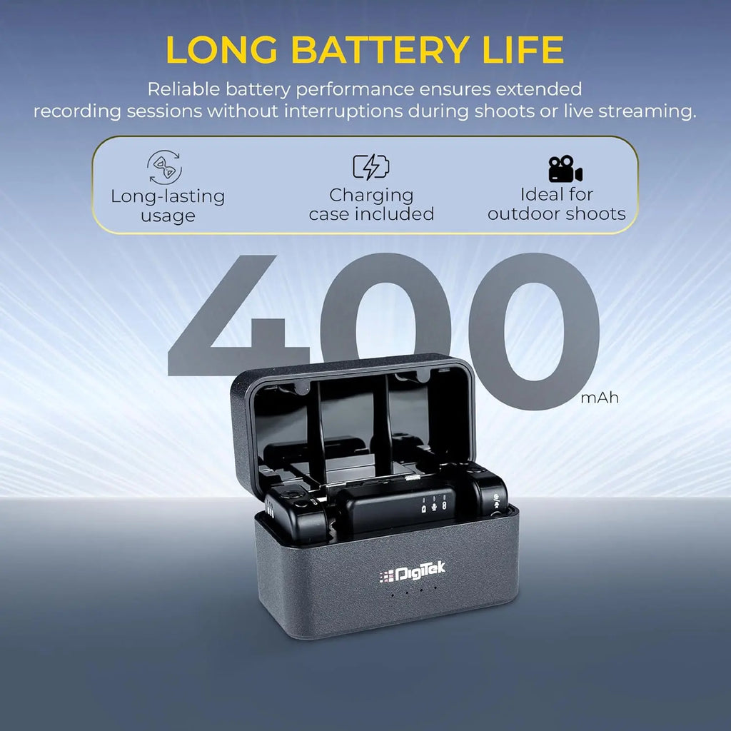 Digitek DWM 122 2 in 1 Wireless Microphone Digitek