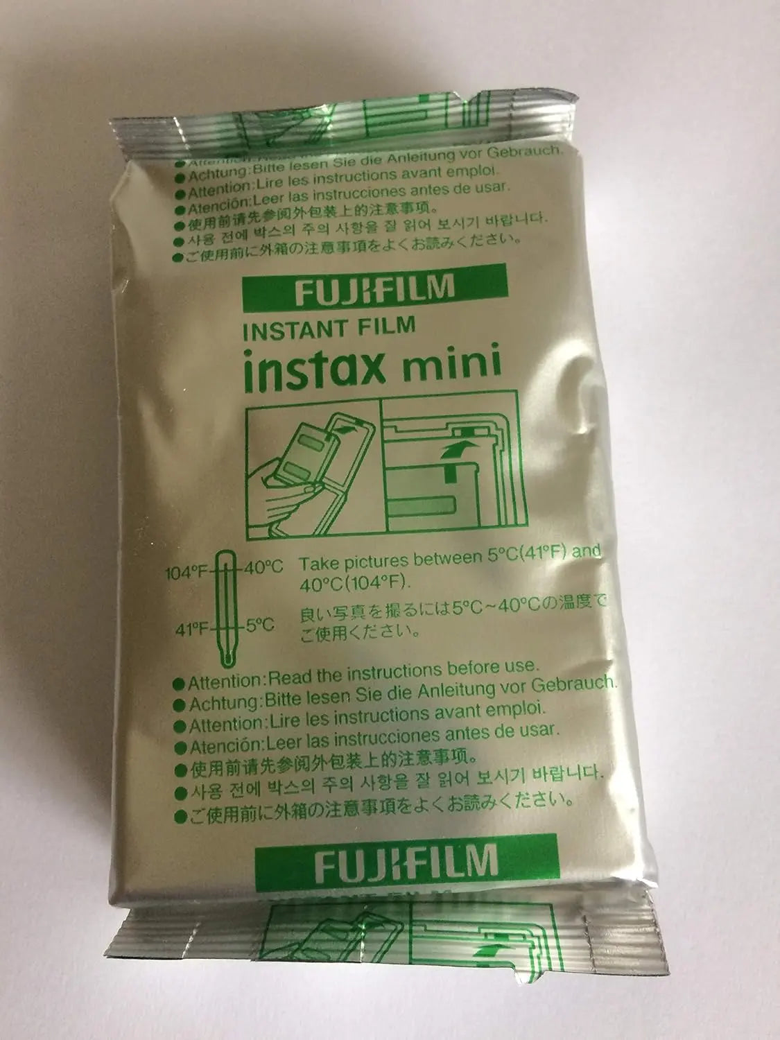 Fujifilm Instax Mini Designer Instant Film Sky Blue Frame | 10 Sheets | Fujifilm