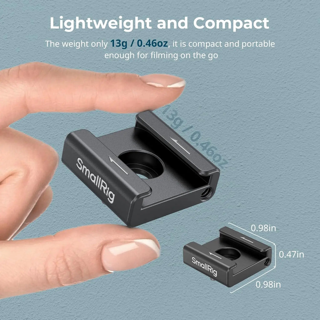 SmallRig Anti Twist Cold Shoe Mount Adapter 2pcs 5032 SMALLRIG