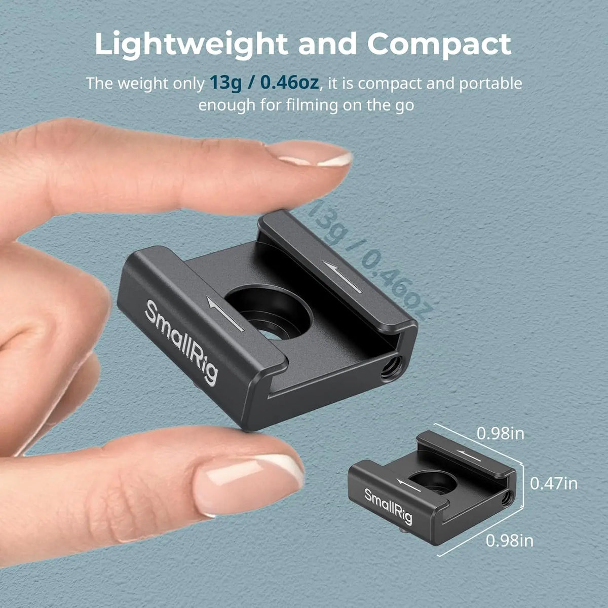 SmallRig Anti Twist Cold Shoe Mount Adapter 2pcs 5032 SMALLRIG