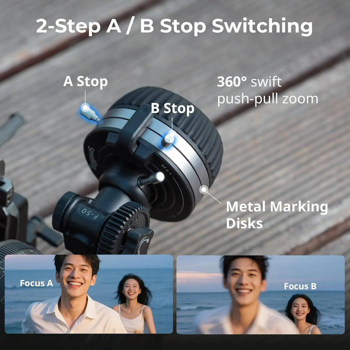 SmallRig Follow Focus F50 Precision Lens Control System 4745 SMALLRIG