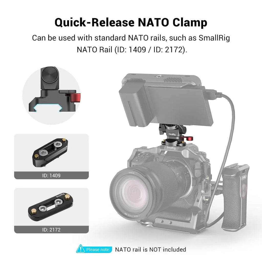 SmallRig Field Monitor Mount Holder with NATO Clamp 2906B SMALLRIG