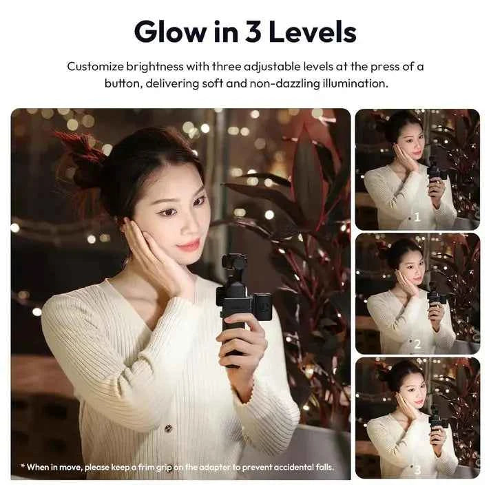 Ulanzi LM001 Magnetic Mini Light for DJI Osmo Pocket 3 5800K LED