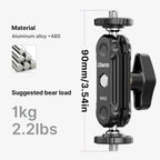 Ulanzi R102 Double Ball Head Magic Arm with 1/4-20 Screws Ulanzi