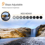 K&F Concept KF01.1405 77mm variable ND filter alternate view