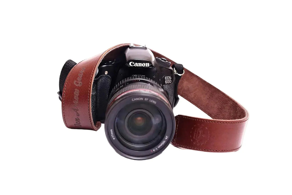 Golden Arrow The Soldier leather camera strap Golden Arrow