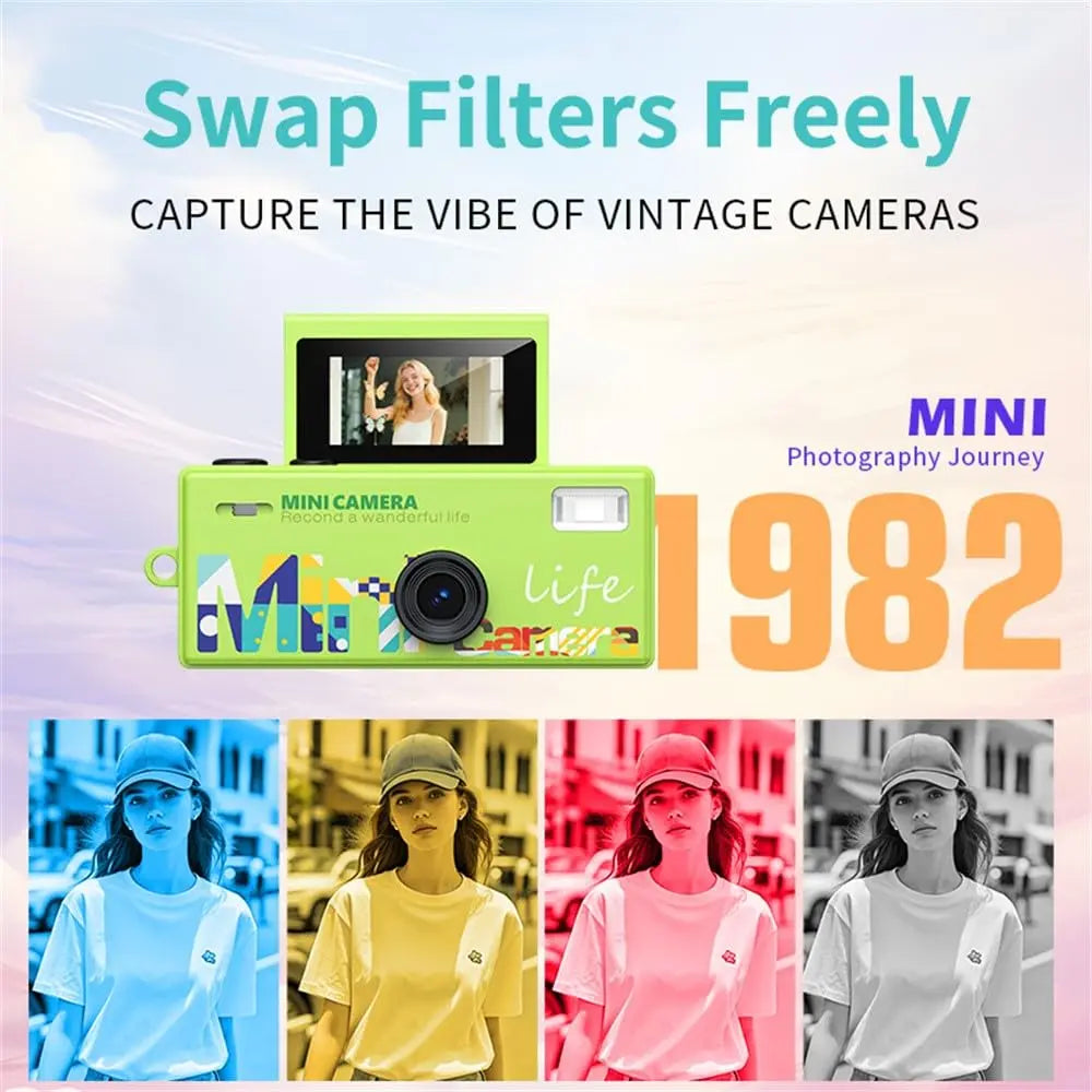 Mini Keychain Thumb Vintage Digital Camera LK-030