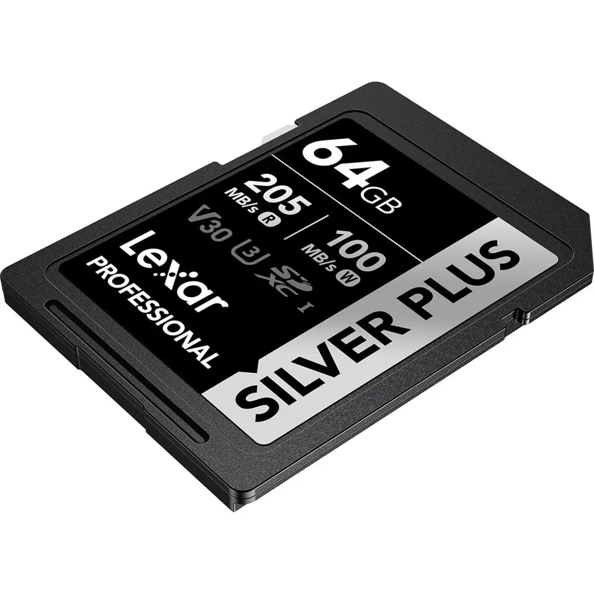 Lexar Professional Silver Plus 64 GB SDXC UHS I Memory Card Lexar