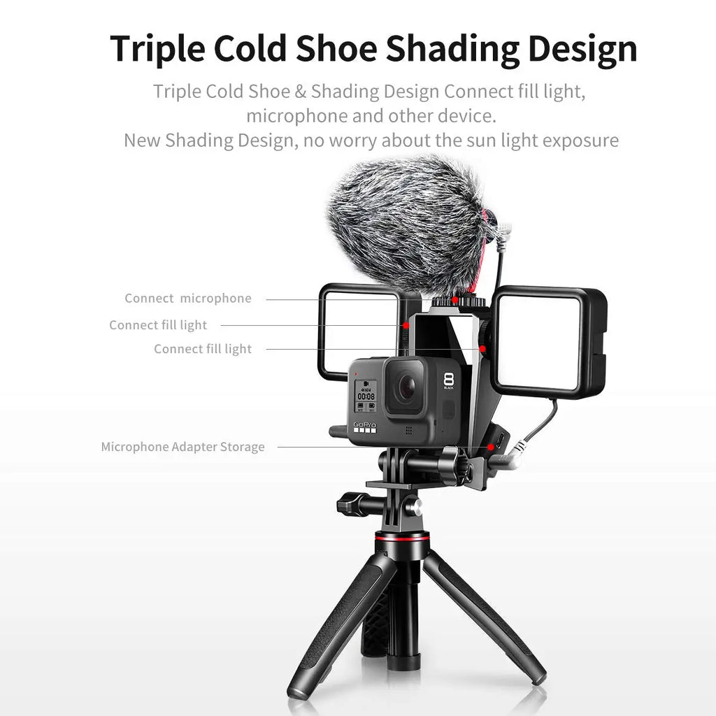 Ulanzi GP-5 Sports Camera Selfie Vlog Flip Up Mirror Bracket Ulanzi