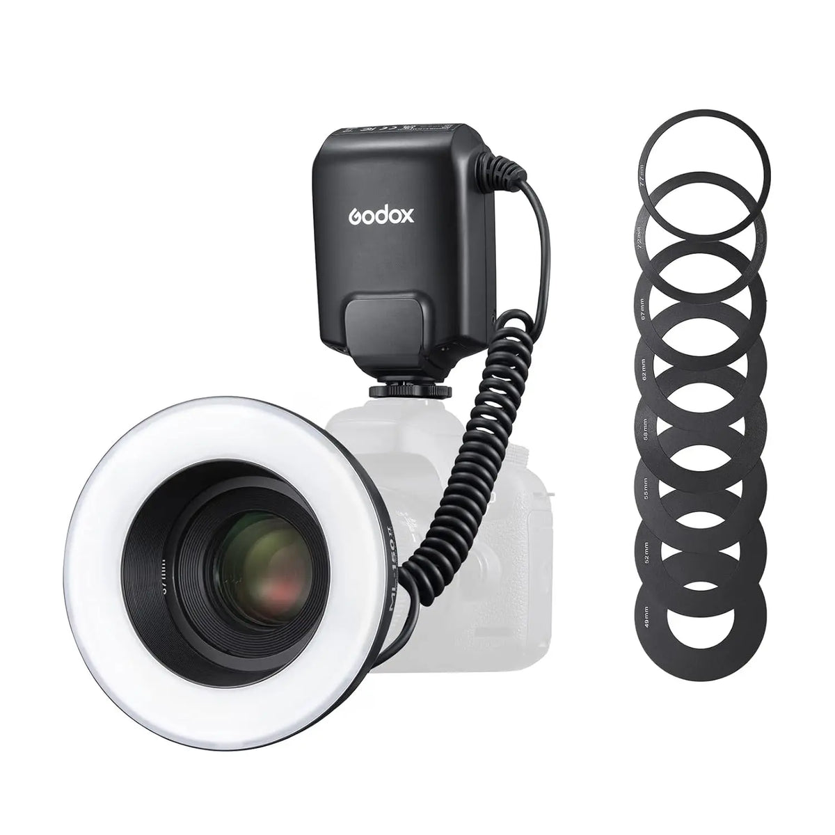 Godox ML150II Macro Ring Flash Light GN12 Godox