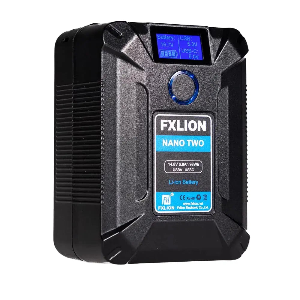 FXLION Nano Two 98Wh Tiny VMount VLock Battery Fxlion