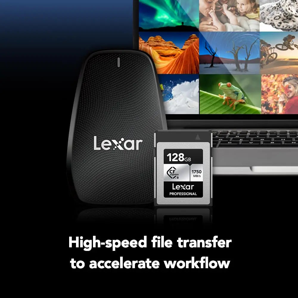 Lexar Professional 128GB CFexpress Type B Silver Memory Card Lexar