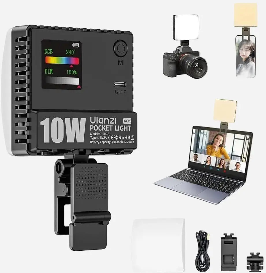 Ulanzi C10 10W Portable Selfie LED Light Ulanzi
