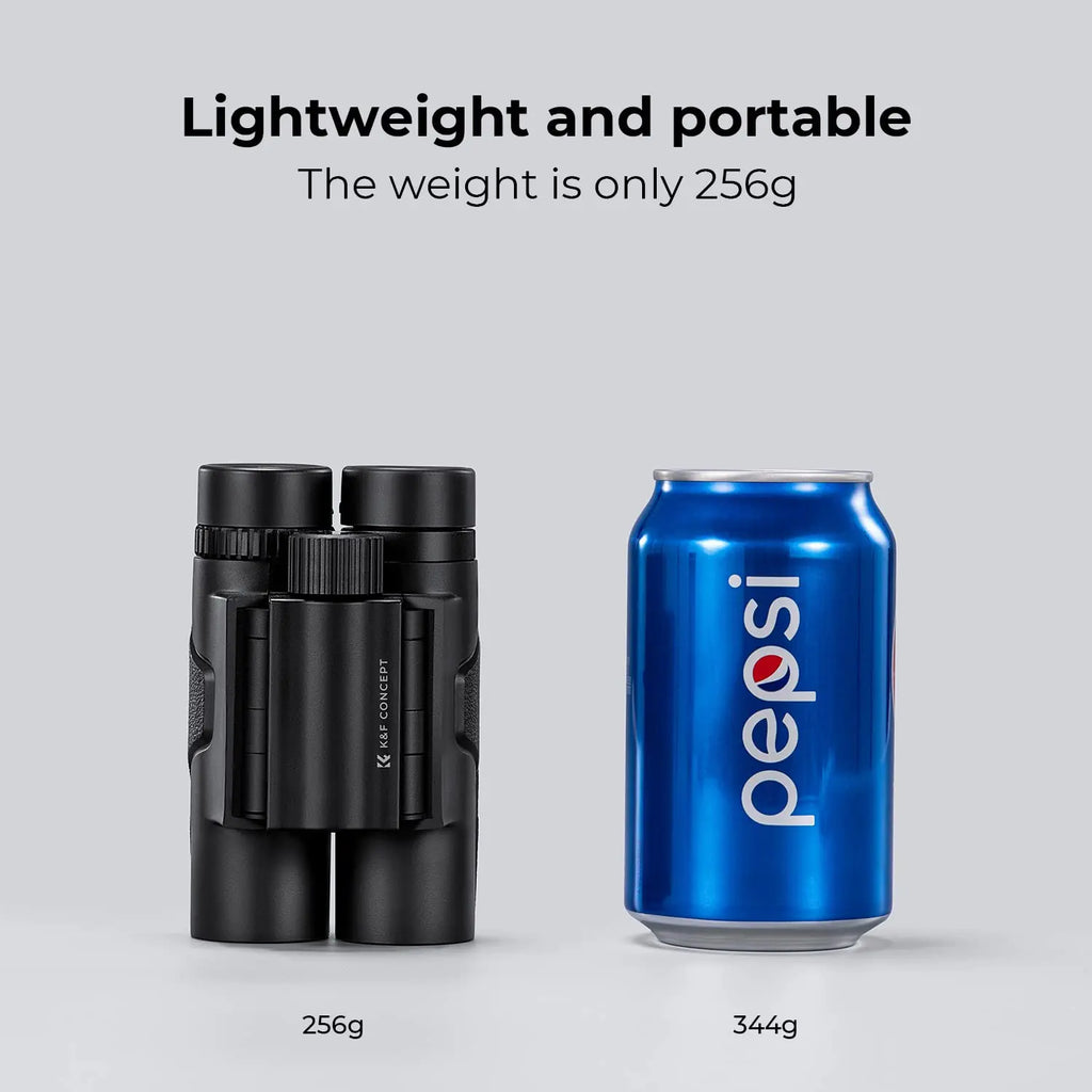 K and F Concept 10x25 Compact Binoculars Waterproof BAK4 K&F