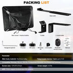 Lensgo TC12 Camera Teleprompter 12.9 Inch for DSLR Smartphone Tablet Lens Go